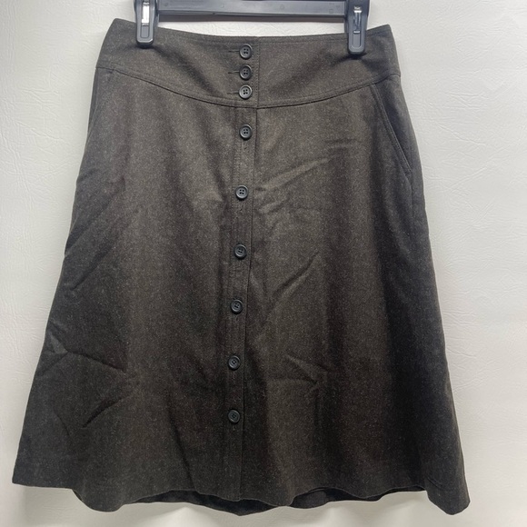 Banana republic womens skirts size 4 80%wool NWT front bottoms - Picture 2 of 6